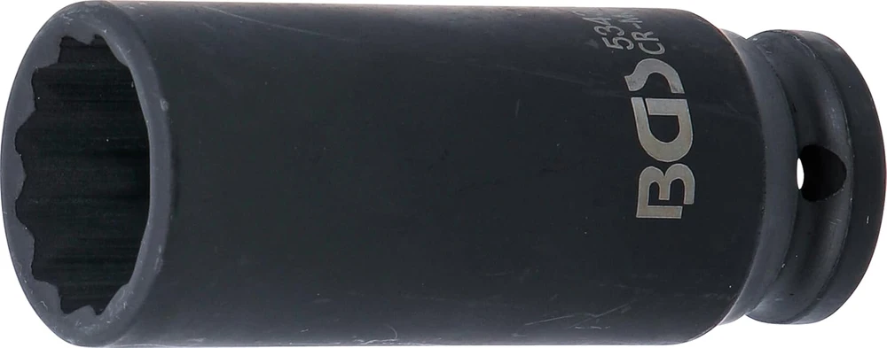 Bgs Technic BGS gilioji dvylikakampė smūginė galvutė 1/2 colio 24 mm 5343