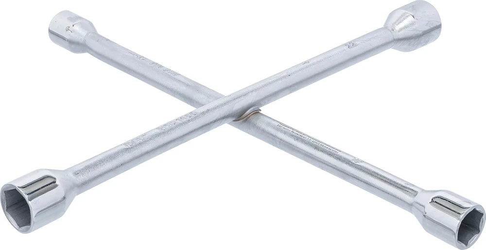 Bgs Technic BGS ratų kryžminis raktas automobiliams 17 x 19 x 22 mm ir 13/16 in, modelis 1455