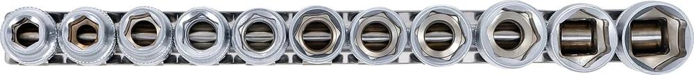 Bgs Technic BGS šešiakampių galvučių rinkinys 1/2 colio 10–21 mm, 11 vnt., 9106