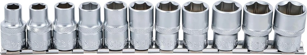 Bgs Technic BGS šešiakampių galvučių rinkinys 1/2 colio 10–21 mm, 11 vnt., 9106