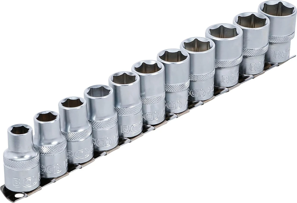 Bgs Technic BGS šešiakampių galvučių rinkinys 1/2 colio 10–21 mm, 11 vnt., 9106