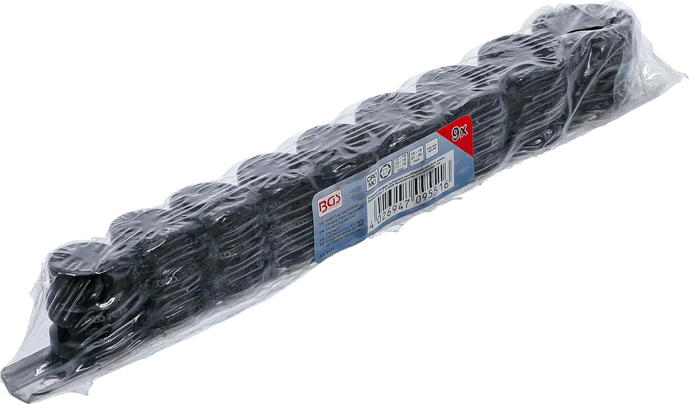 Bgs Technic BGS smūginių šešiakampių galvučių rinkinys 1/2", 13–24 mm, 9 vnt., 9551