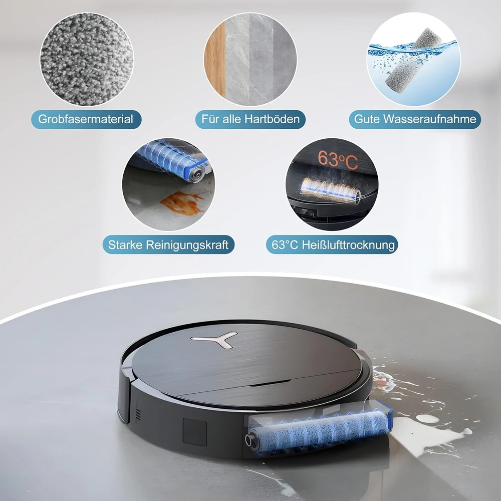 Bisenkud 17 dalių robotų dulkių siurblių priedų rinkinys ECOVACS DEEBOT X9 PRO Omni ir X11 PRO Omni EC-X9