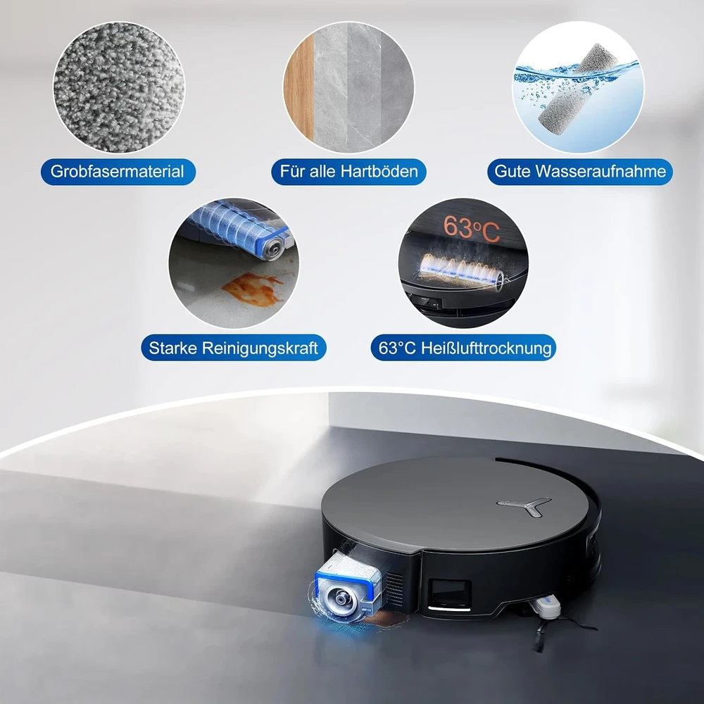 Bisenkud priedų rinkinys robotui dulkių siurbliui ECOVACS DEEBOT X8 Omni ECx8