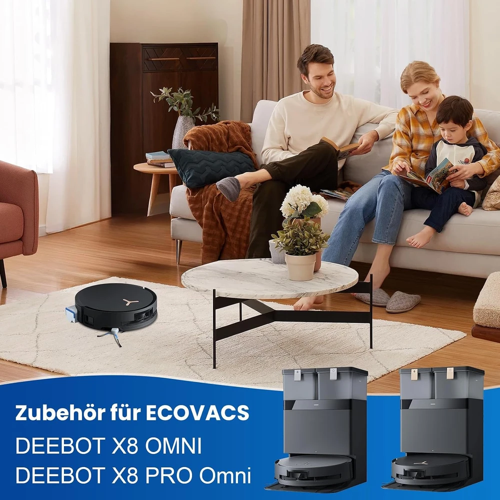 Bisenkud priedų rinkinys robotui dulkių siurbliui ECOVACS DEEBOT X8 Omni ECx8