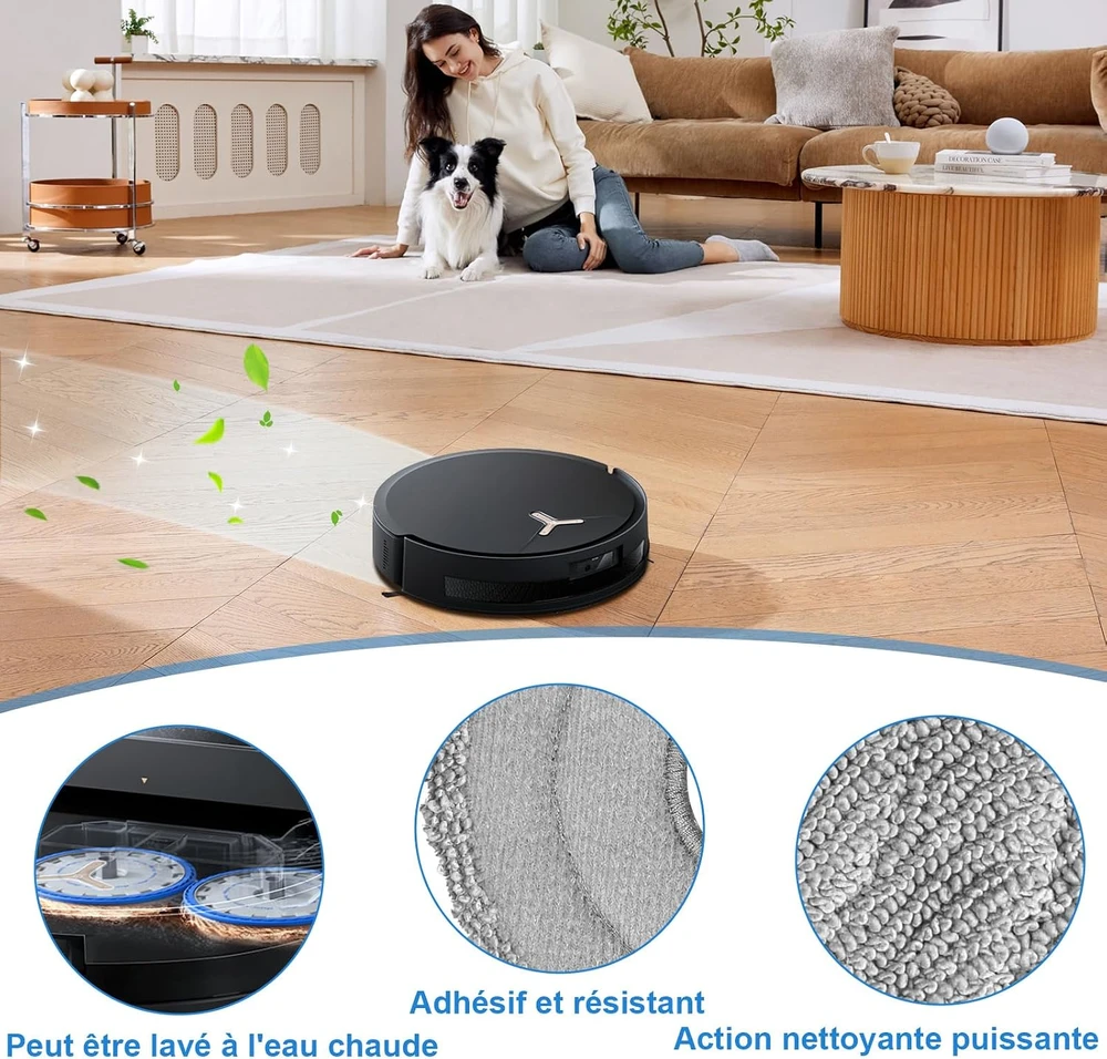 Bisenkud roboto dulkių siurblio priedų rinkinys ECOVACS DEEBOT T50 Omni, 25 dalių, ECO-T50