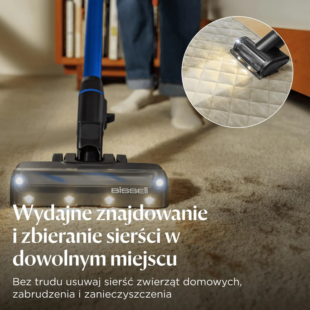 BISSELL belaidis dulkių siurblys PowerClean FurFinder 200 W 4089N