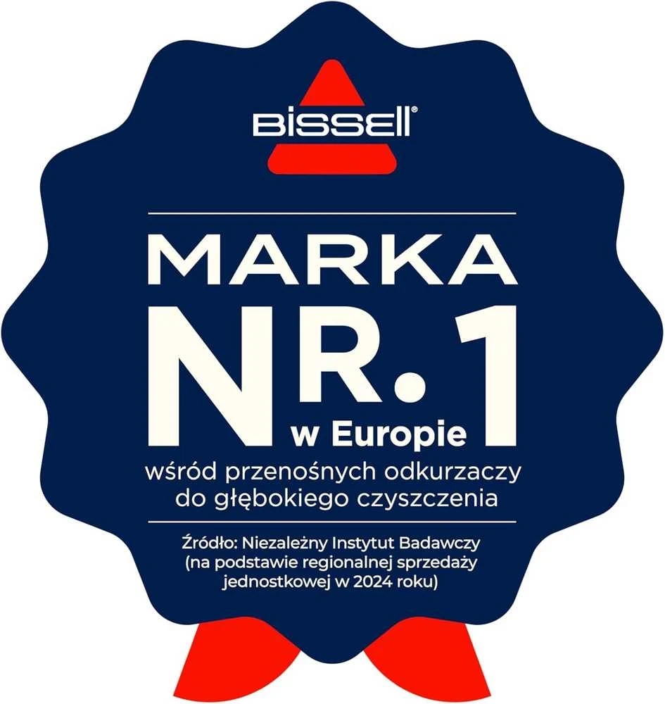 Dulkių siurblys „Bissell“ dėmių valiklis „SpotClean ProHeat“, veikiantis su laidiniu varikliu, rankinis, plovimo funkcija, 330 W, raudonas/titanas, garantija 24 mėn.