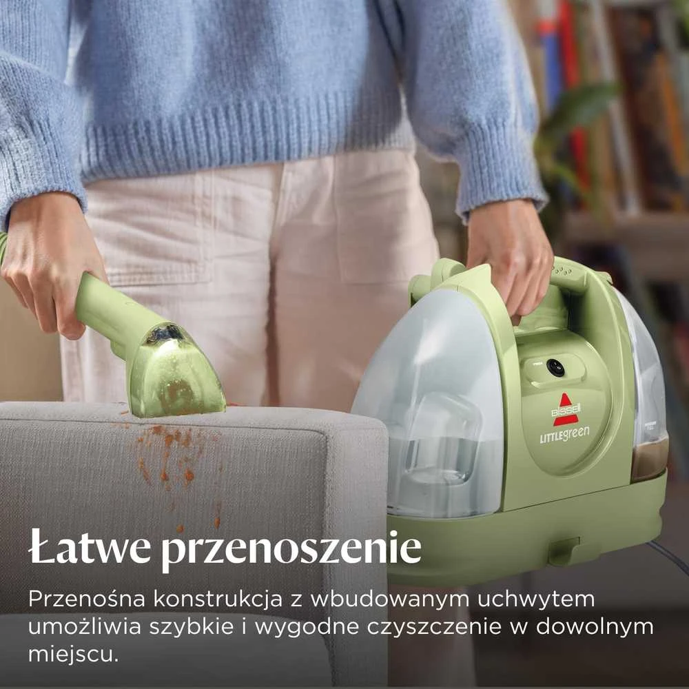 BISSELL skalbiamas rankinis dulkių siurblys, 340 W, 1,4 l talpa, Little Žalias, 4098N