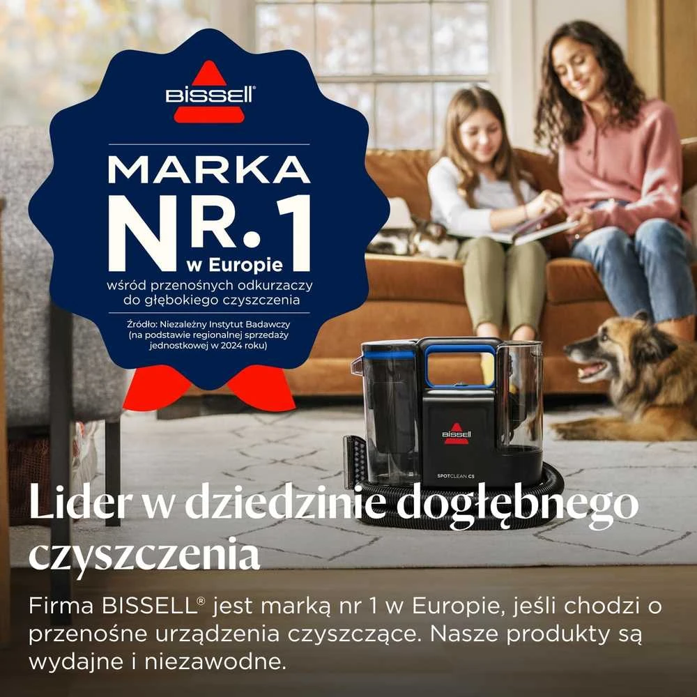 BISSELL šluojantis dulkių siurblys SpotClean C5, 400 W, 3,7kg, dvigubas vandens bakas, 3861N