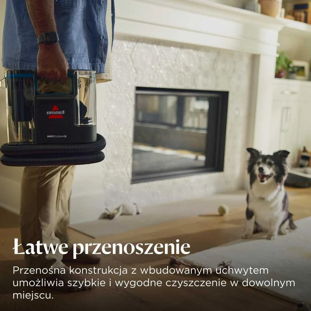 BISSELL šluojantis dulkių siurblys SpotClean C5, 400 W, 3,7kg, dvigubas vandens bakas, 3861N