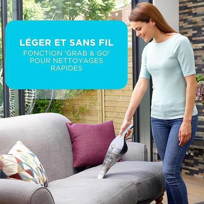 Black & Decker Juodas+DECKER Dustbuster Rankinis dulkių siurblys