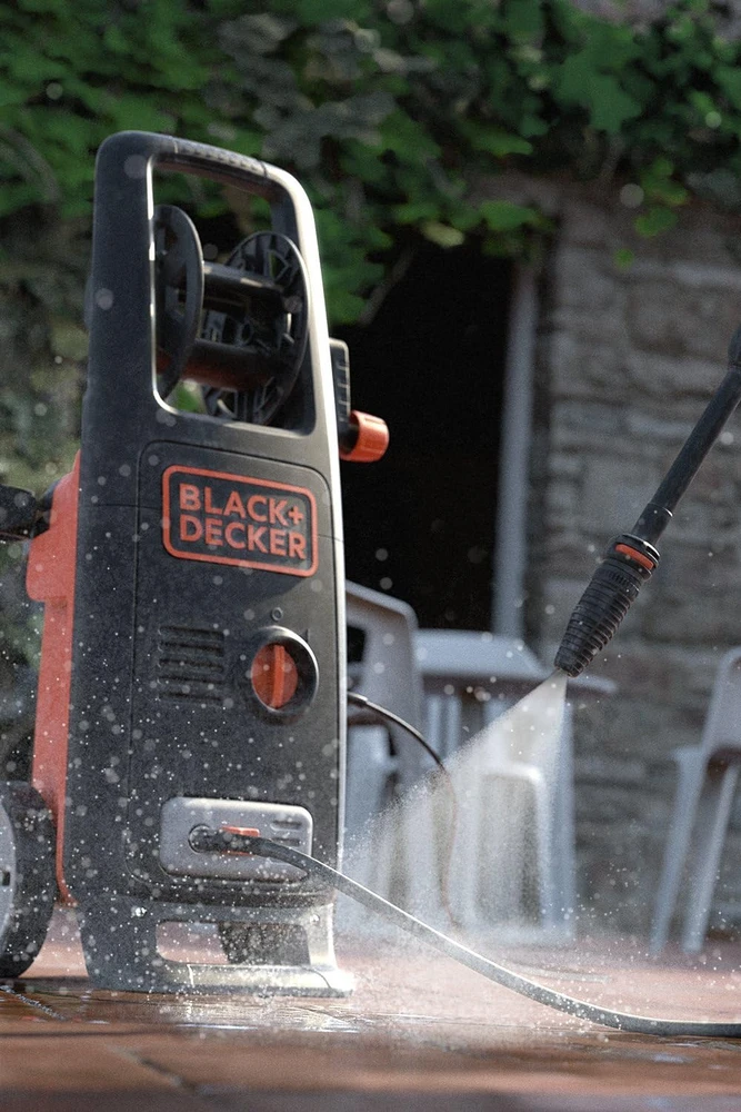 Black & Decker Juodas & Decker aukšto slėgio plovimo įrenginys 2200 W, 440 l/val., BXPW2200PE