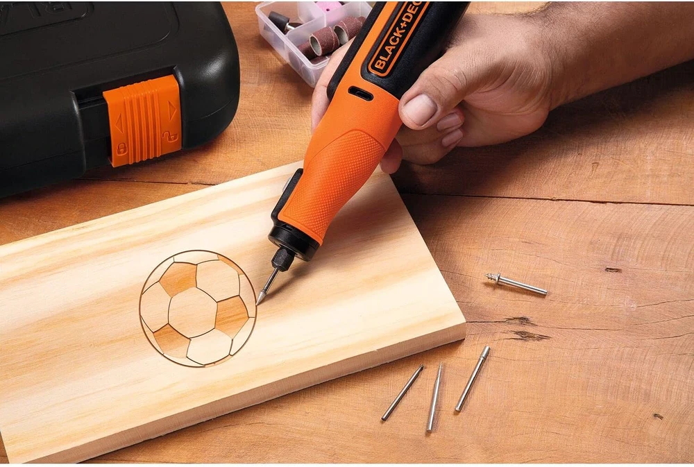 Black & Decker BD šlifuoklis MULTI. 8V +52szt. AKCESORIÓW BCRT8IK