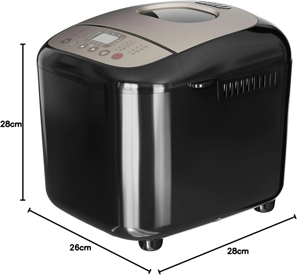 Duonkepė Black & Decker juodas+decker Breadmaking machine Juodas & Decker BXBM600E