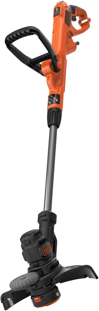 Black & Decker Juodas & Decker elektrinė žoliapjovė 450 W, 25 cm pjovimo plotis, teleskopinis kotas, BESTA525-QS