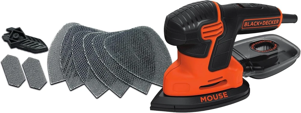 Black & Decker Juodas & Decker Ekscentrinis šlifuoklis su 125 FI 340W AC Bosch GEX 125