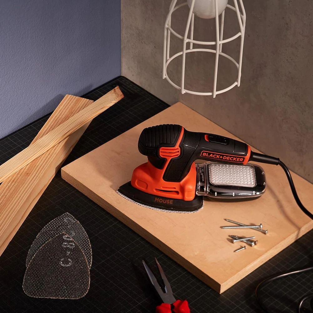 Black & Decker Juodas & Decker Ekscentrinis šlifuoklis su 125 FI 340W AC Bosch GEX 125