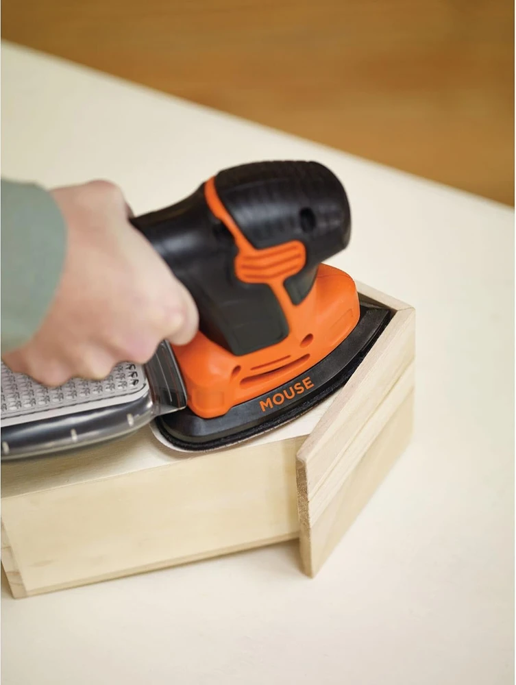 Black & Decker Juodas & Decker Ekscentrinis šlifuoklis su 125 FI 340W AC Bosch GEX 125