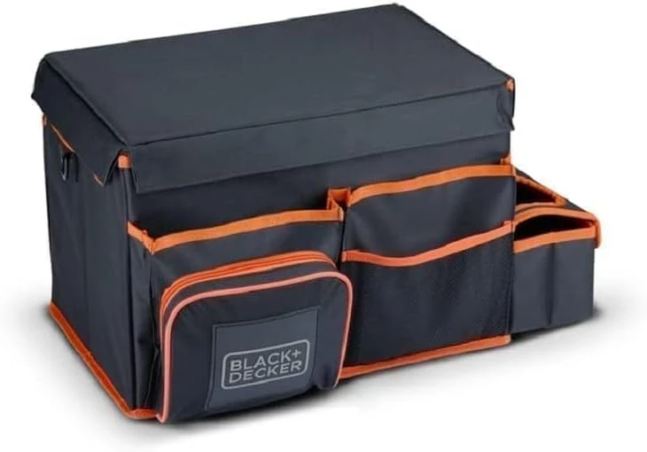 Black & Decker Juodas & Decker Juodas+DECKER automobilio bagažinės organizatorius su nešiojimo diržu 47.5 × 25 × 30 cm 8711252235752
