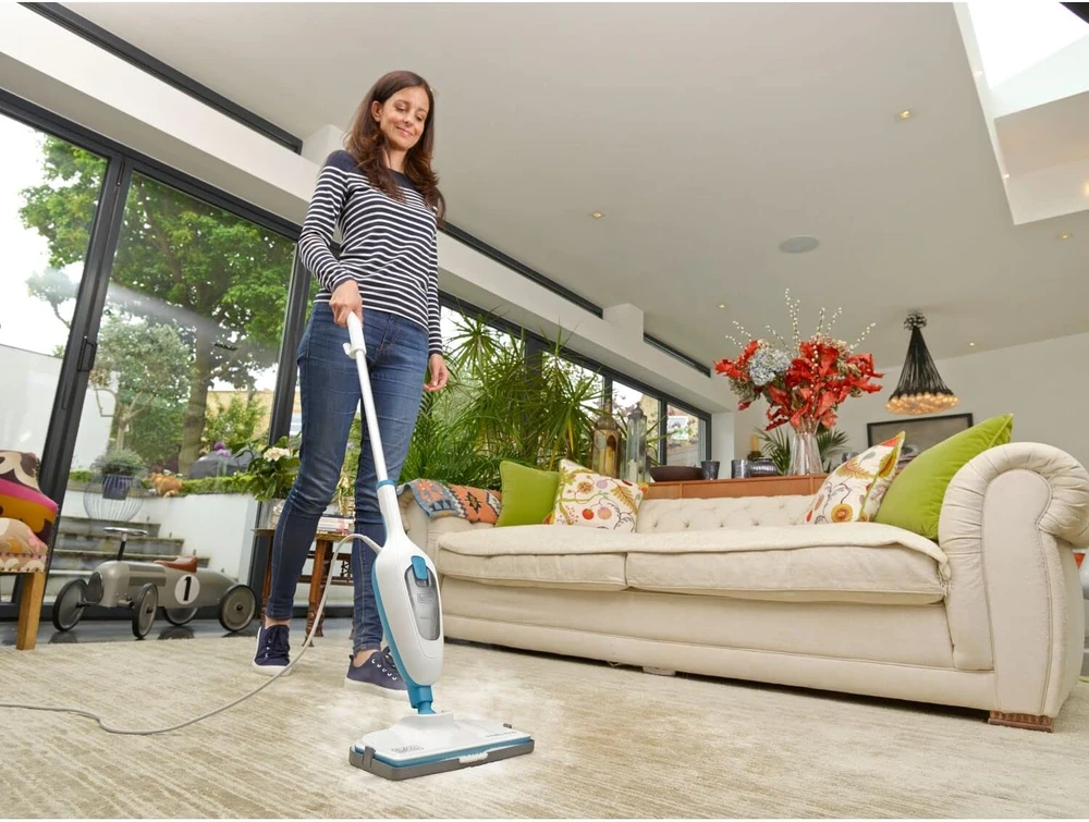 Black & Decker Juodas & Decker Valymo garais įrenginys FSMH13E10 1=10, Juodas & Decker