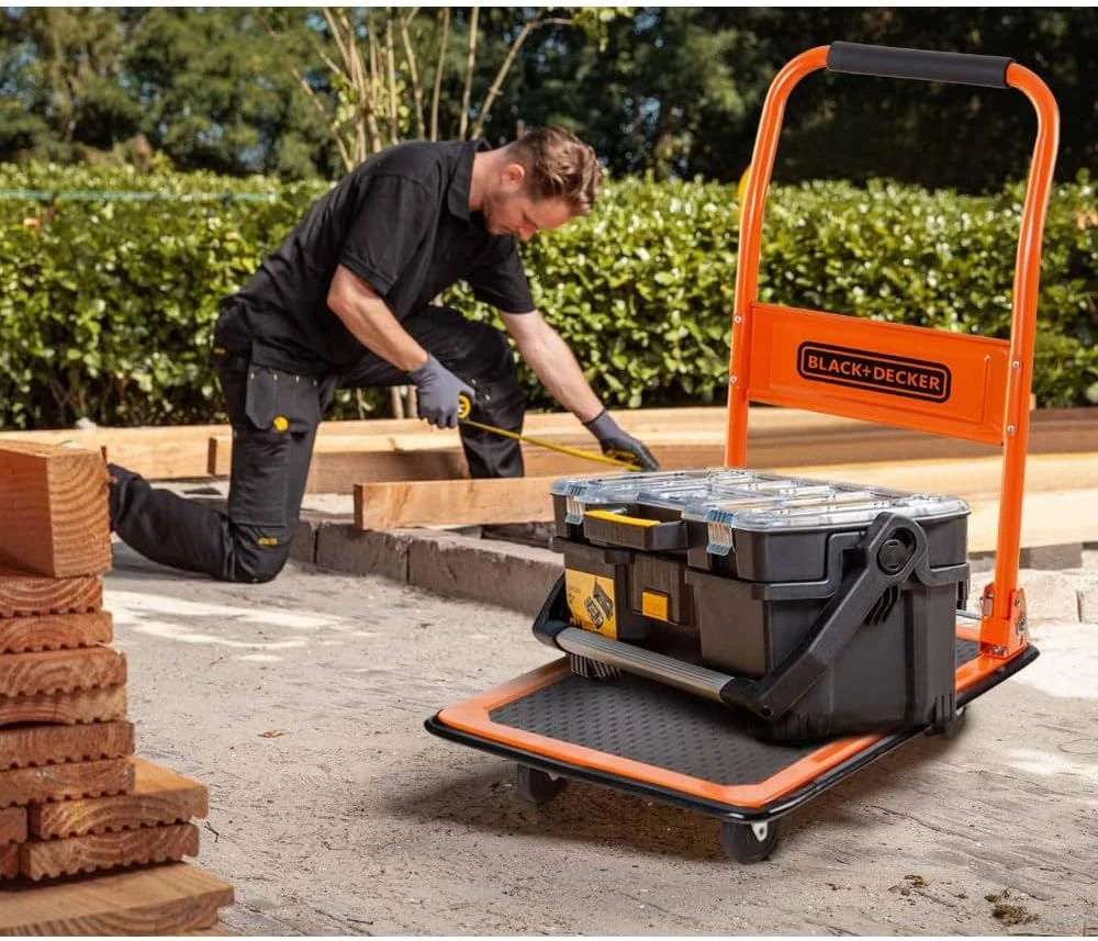 Black & Decker Plieninis vežimėlis Juodas & Decker WBL BXWT-H303, max. apkrova 80 kg.