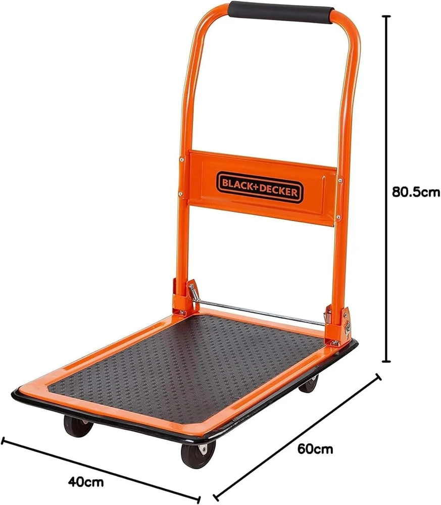 Black & Decker Plieninis vežimėlis Juodas & Decker WBL BXWT-H303, max. apkrova 80 kg.