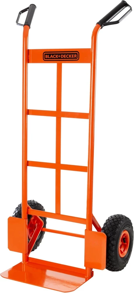 Black & Decker Juodas & Decker Juodas+DECKER universalus plieno transportavimo vežimėlis, maksimali apkrova 120 kg, BXWT-H301