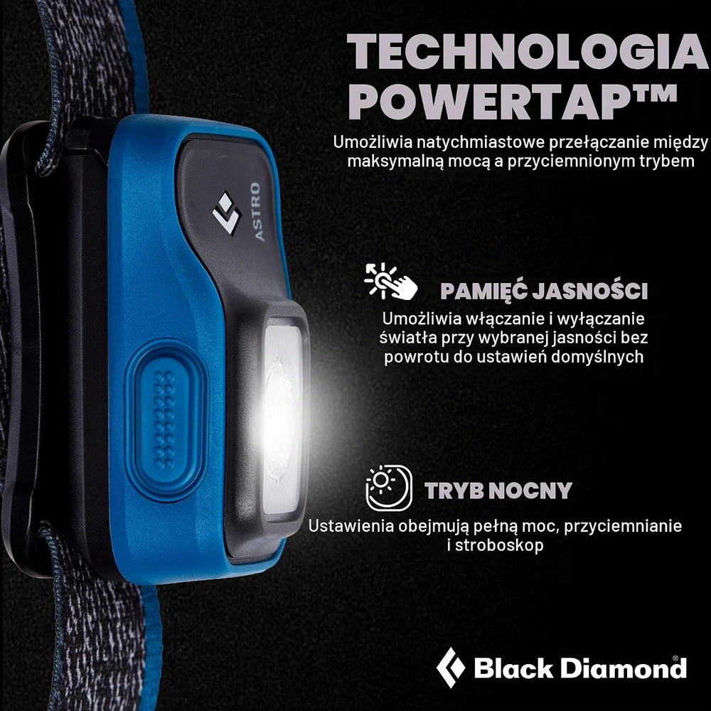 Black Diamond JAV Prožektorius Juodas Diamond Astro 300LM