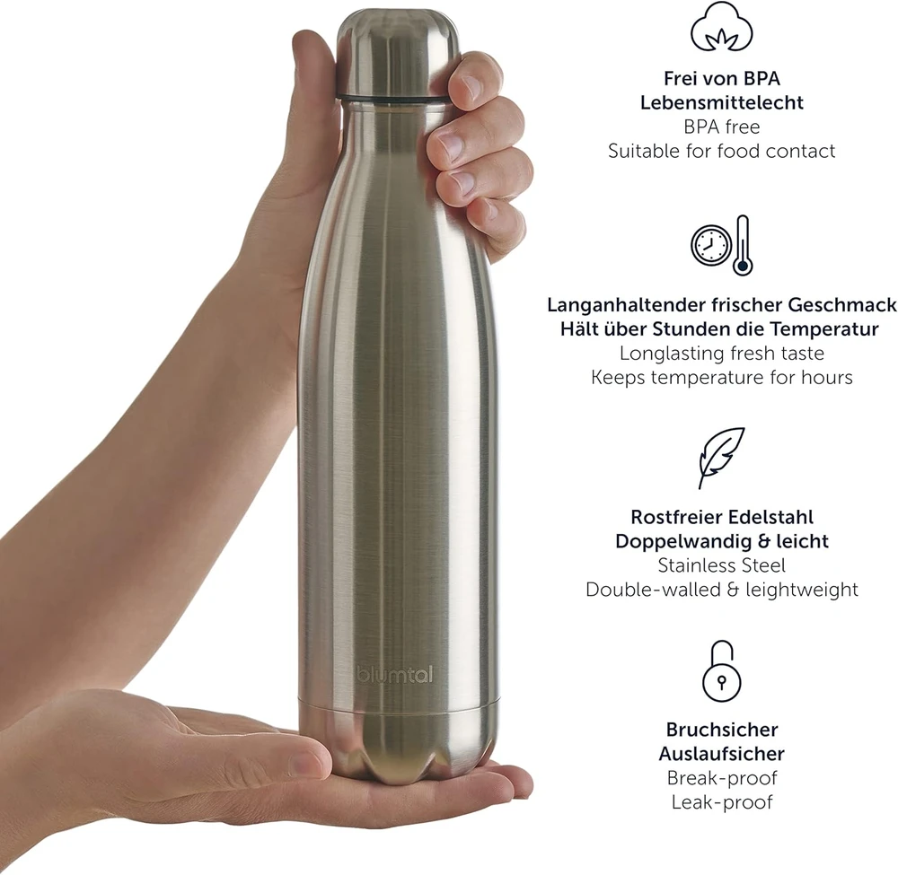 Blumtal nerūdijančiojo plieno termosas 750 ml, sandarus, Charles-