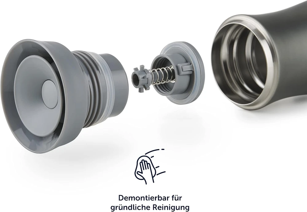 Blumtal termopuodelis 380 ml, nerūdijančiojo plieno, su 360° anga, EB0137