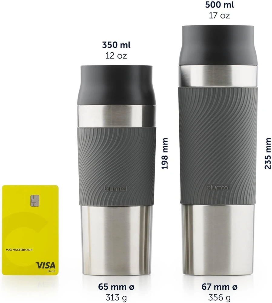 Blumtal termopuodelis iš nerūdijančiojo plieno 350 ml, 360° anga, Classic