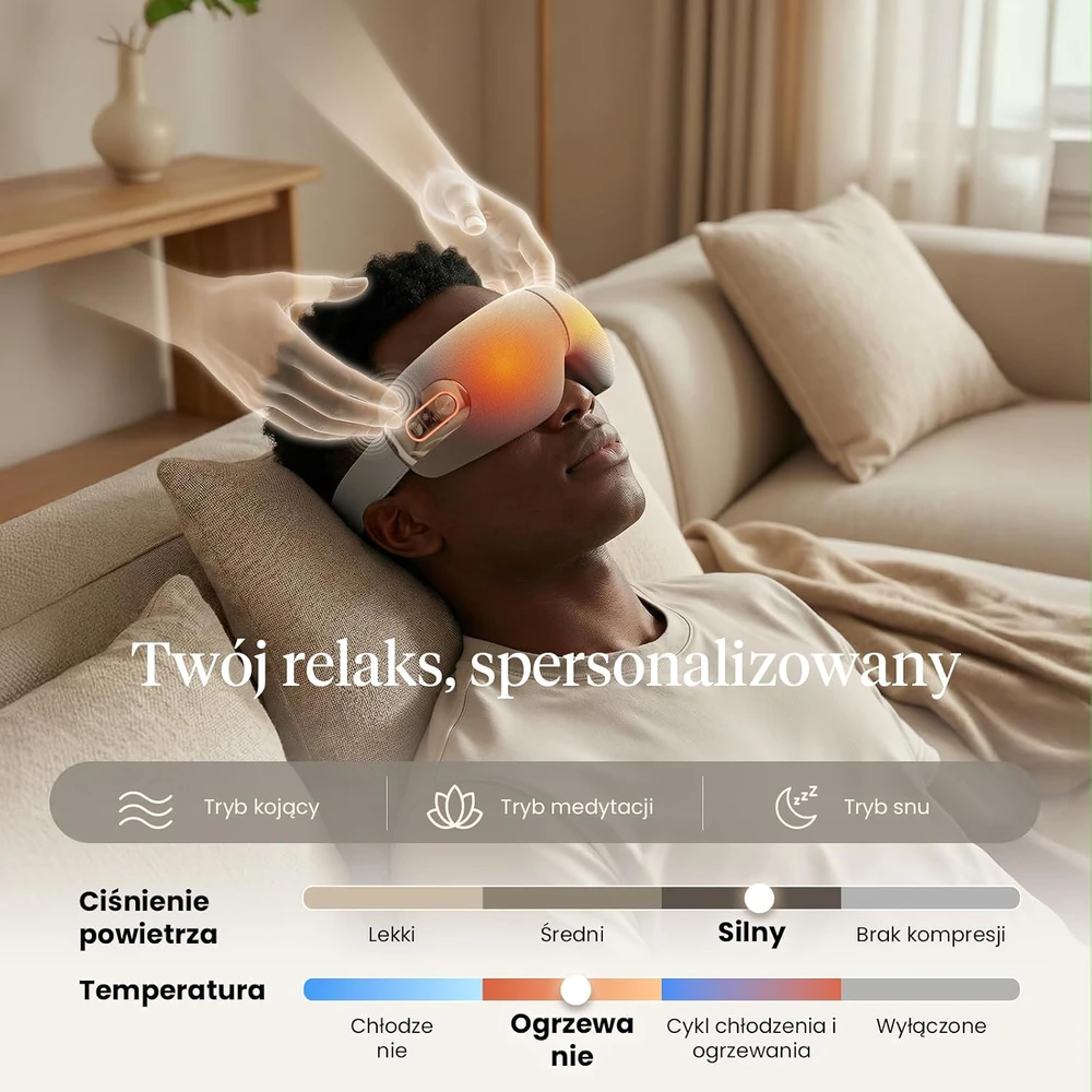 BOB AND BRAD akių masažuoklis su šildymo ir vėsinimo funkcijomis EYEFLOW FJ273