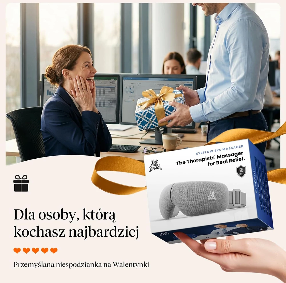 BOB AND BRAD akių masažuoklis su šildymo ir vėsinimo funkcijomis EYEFLOW FJ273