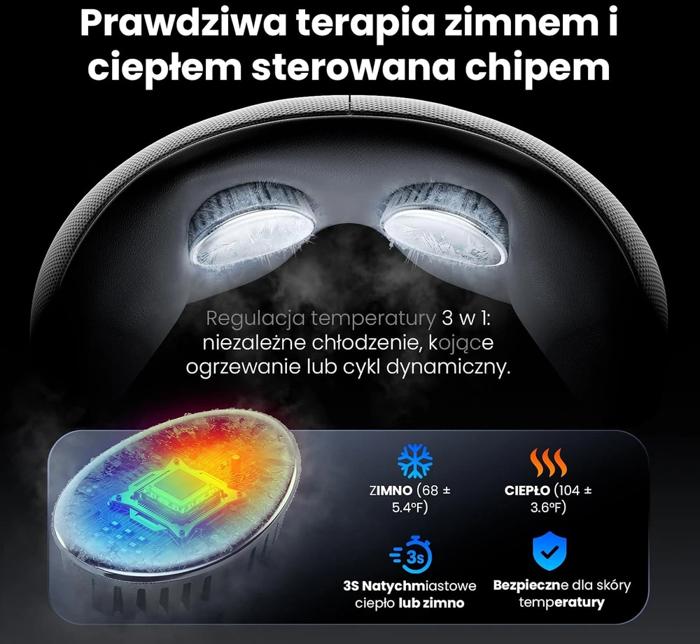 BOB AND BRAD akių masažuoklis su šildymo ir vėsinimo funkcijomis EYEFLOW FJ273