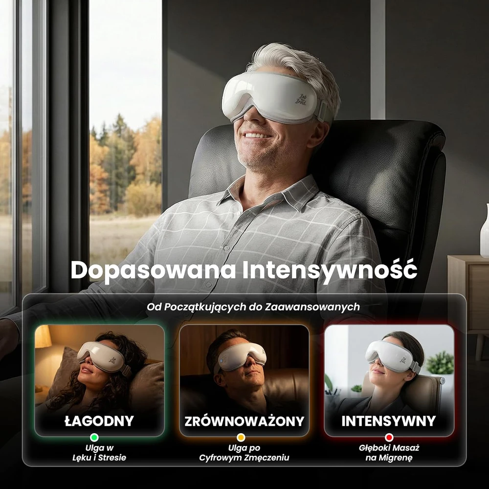 BOB AND BRAD akių masažuoklis su šildymu, vėsinimu ir muzika EyeOasis 3 DS-312