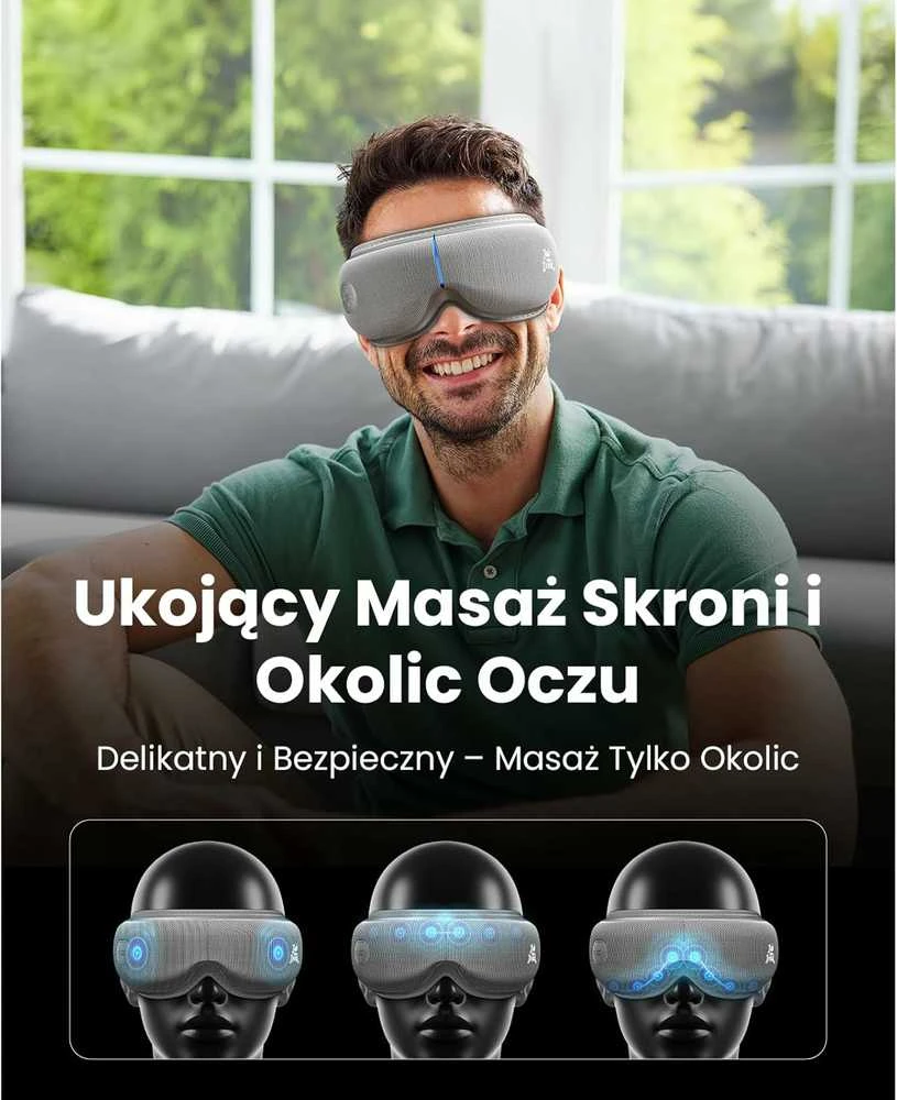 Bob And Brad EyeOasis 3 Elite Akių masažuoklis su šildymo ir vėsinimo funkcija