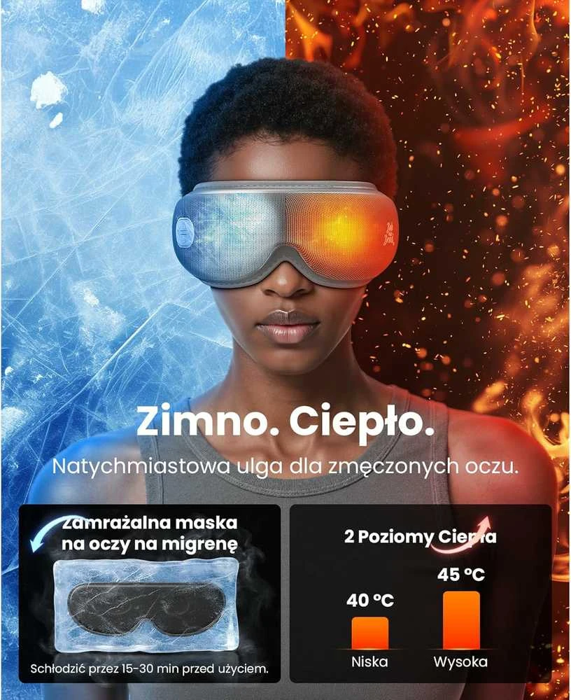 Bob And Brad EyeOasis 3 Elite Akių masažuoklis su šildymo ir vėsinimo funkcija