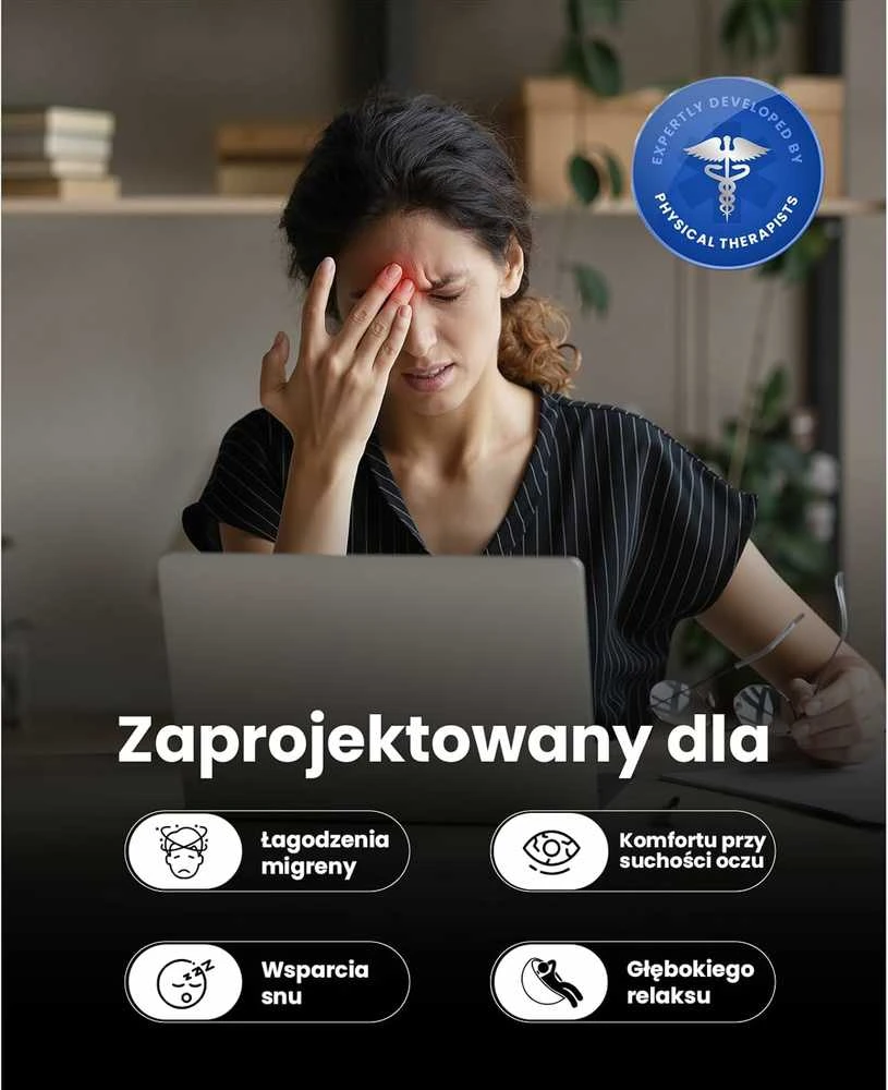 Bob And Brad EyeOasis 3 Elite Akių masažuoklis su šildymo ir vėsinimo funkcija