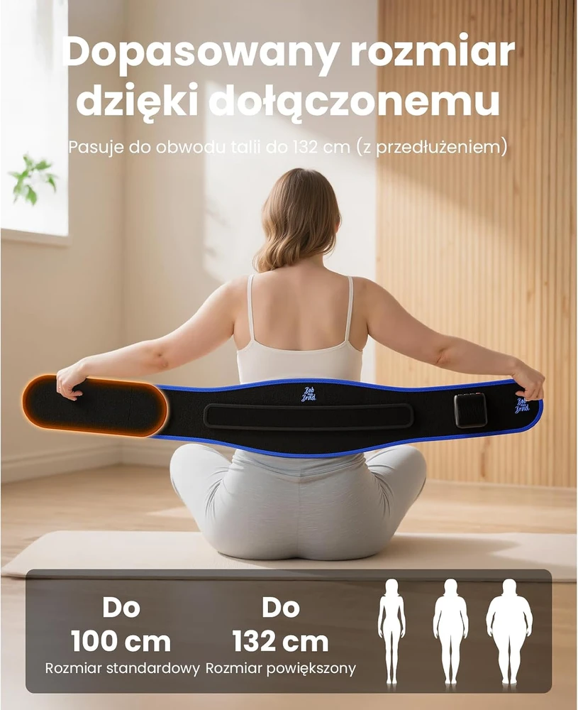 BOB AND BRAD juosmens šildantis masažinis diržas su raudonąja ir infraraudonąja šviesa HXR-L130
