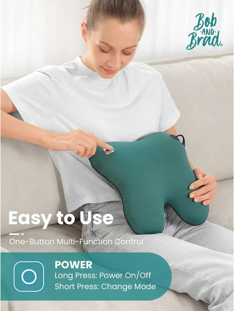 BOB AND BRAD Shiatsu kaklo masažuoklis su šiluma