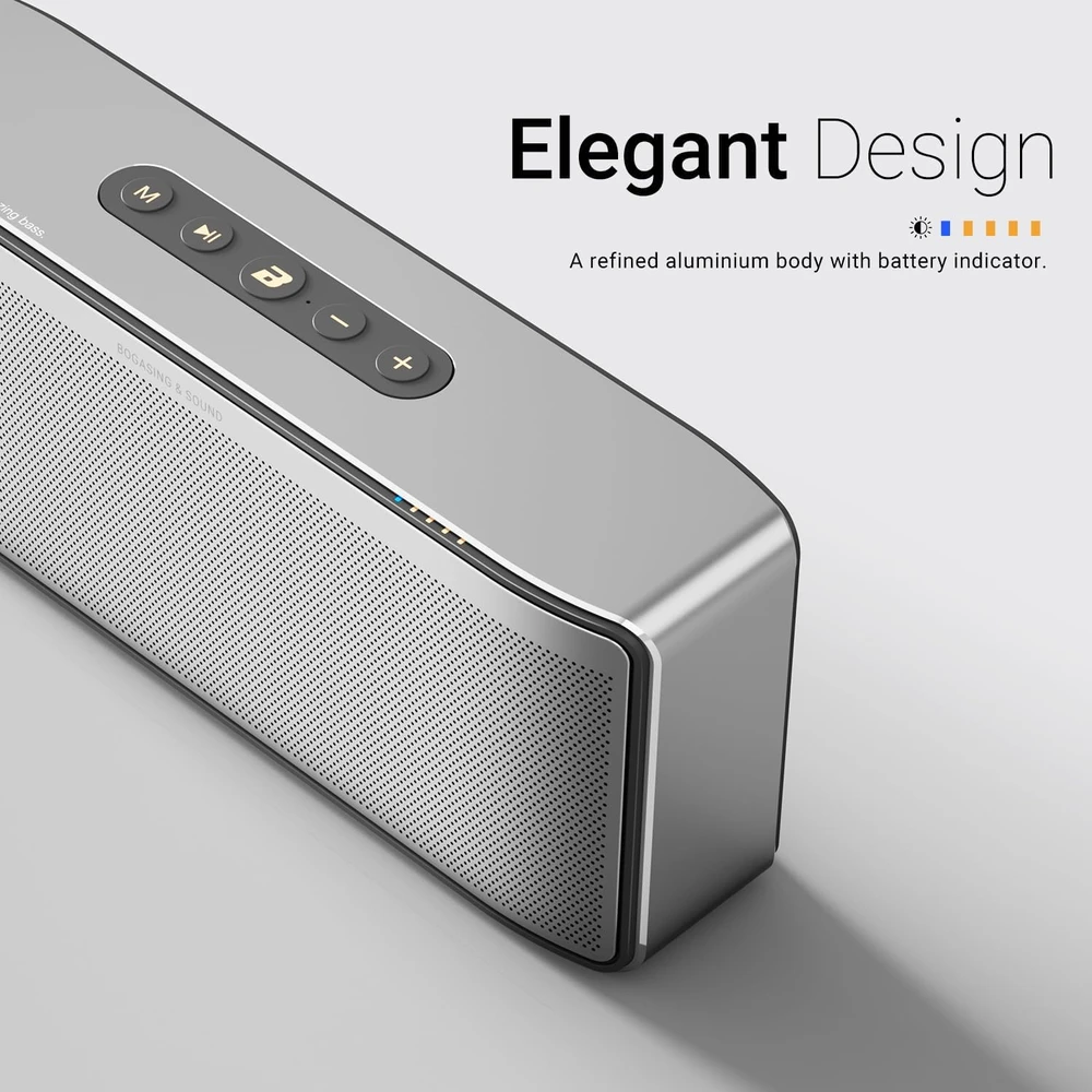 BOGASING belaidė Bluetooth kolonėlė, 100 W, 3 kanalų, DSP, mikrofonas, S8 Pro Max