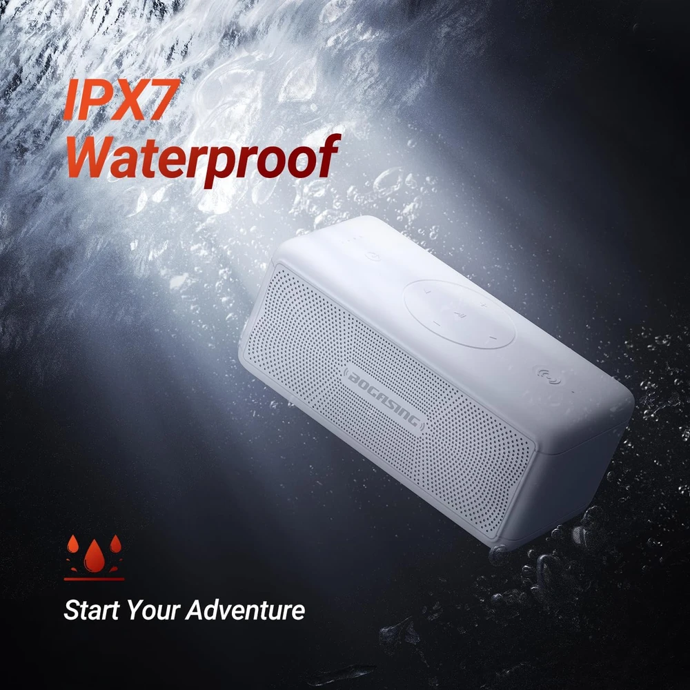 Bogasing belaidė nešiojama Bluetooth kolonėlė 40 W, IPX7, 30 val. veikimo laikas, M5