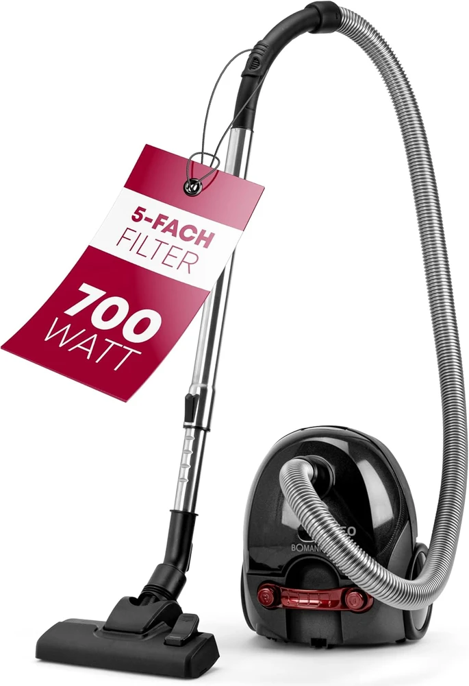 Bomann dulkių siurblys su maišeliu 700 W ir HEPA filtru BS 9019 CB N
