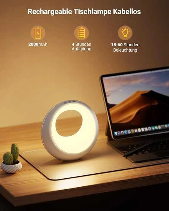 Bonsery RGB Naktinė lempa su nuotolinio valdymo pulteliu