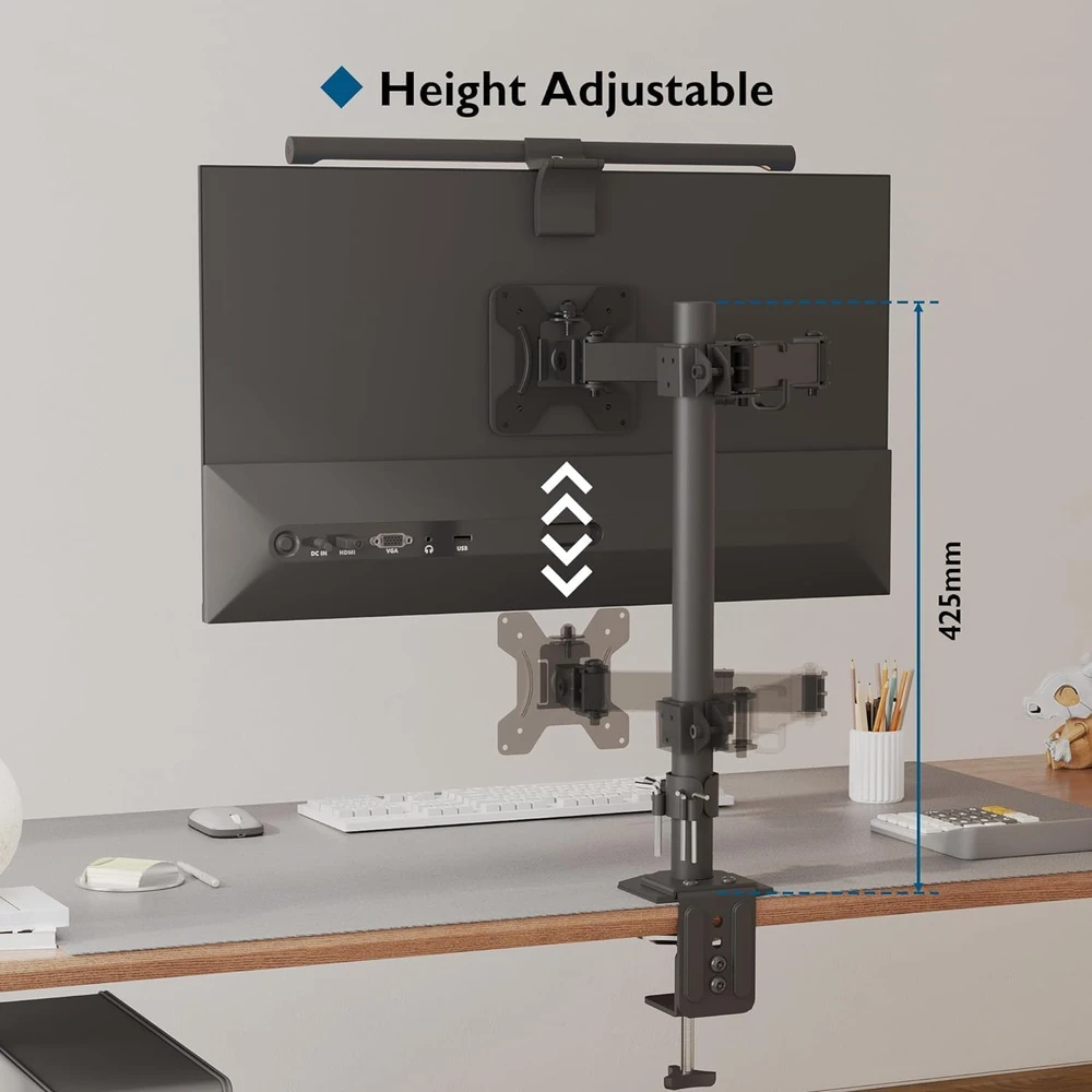 BONTEC monitoriaus laikiklis 13–32 colių ekranams, VESA 75 × 75/100 × 100 mm, iki 8kg MDM001C-v02
