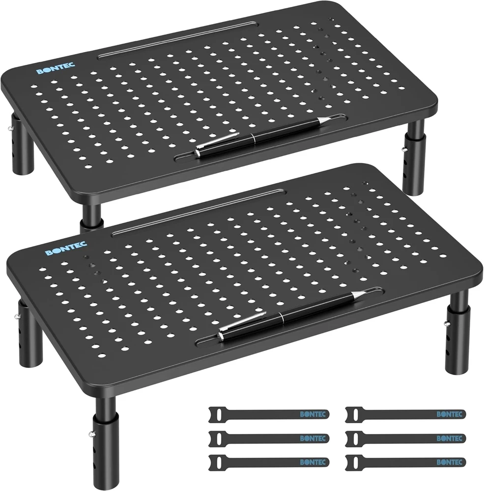 Bontec WALI trijų monitorių stalinis laikiklis iki 27 colių, VESA 75/100 mm M003S