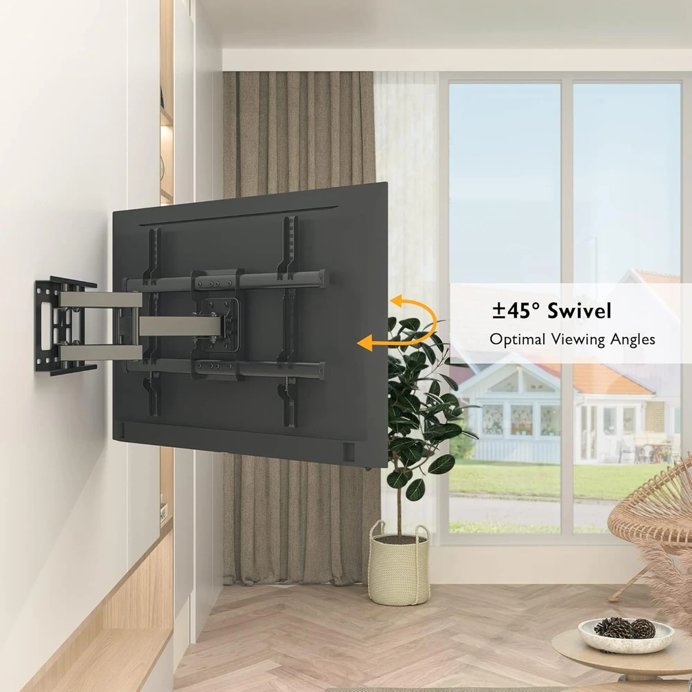 BONTEC sieninis televizoriaus laikiklis 32–84 col., VESA 600 × 400 mm, iki 60 kg, CT-135B
