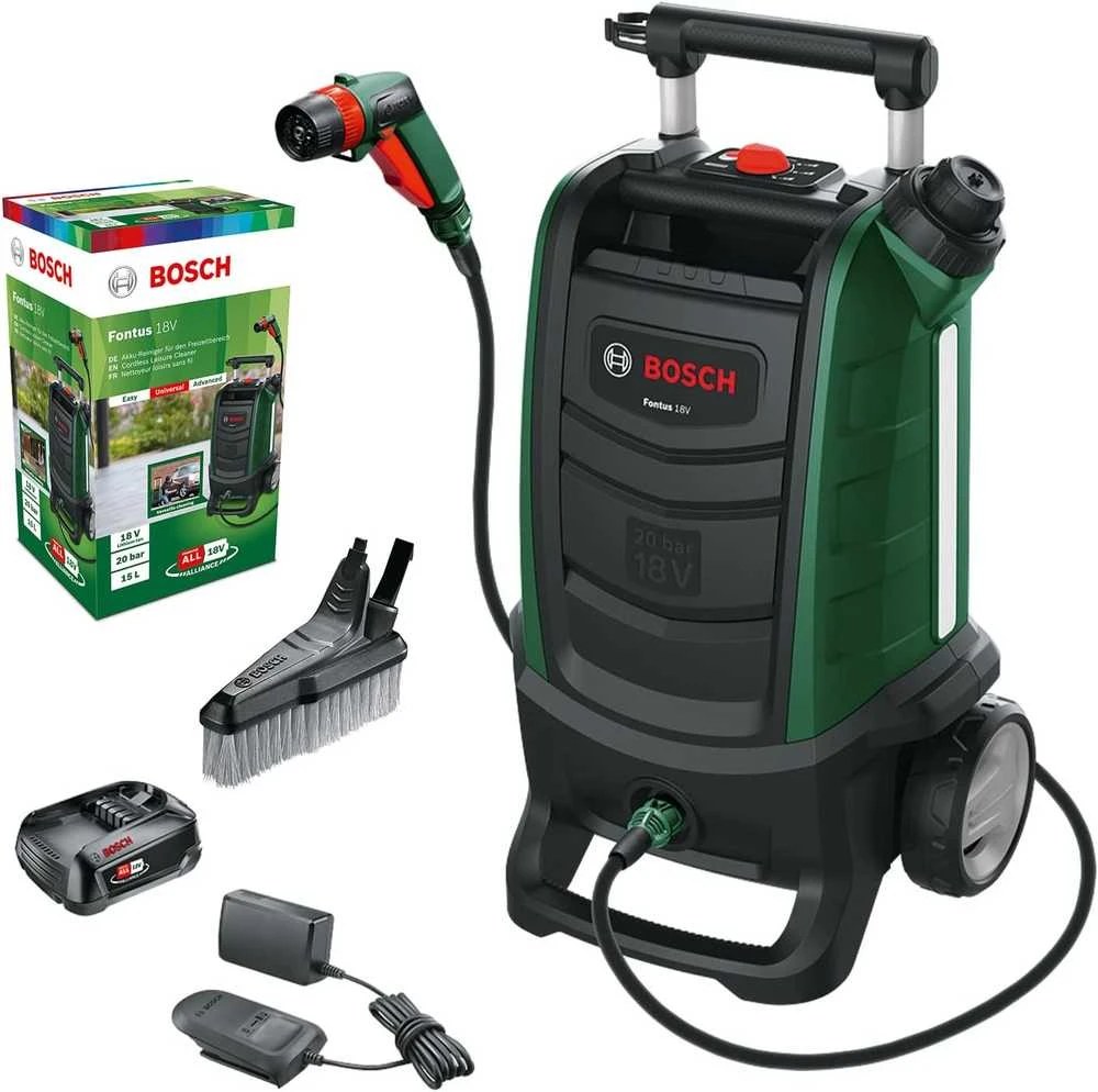 Bosch Fontus II (1x2,5AH, 18V) Slėgio plovyklis