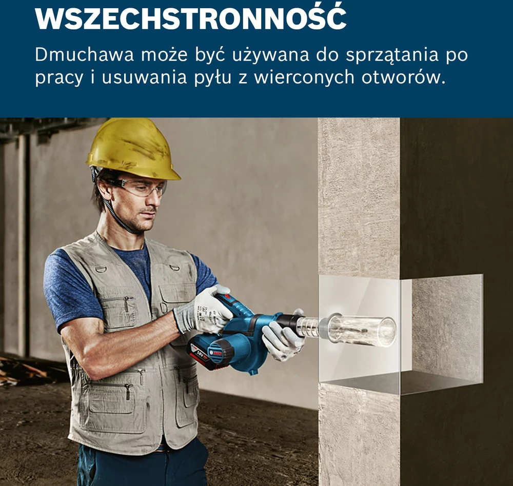 Pūstuvas Bosch GBL 18V-120 Professional 18V be akumuliatoriaus ir kroviklio